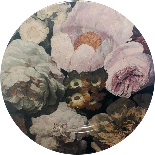 32345 - Fall Blush Rose Charger Plate - [D-12]