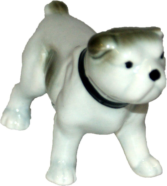 32445 - 3" White & Grey Bulldog - [3-19]