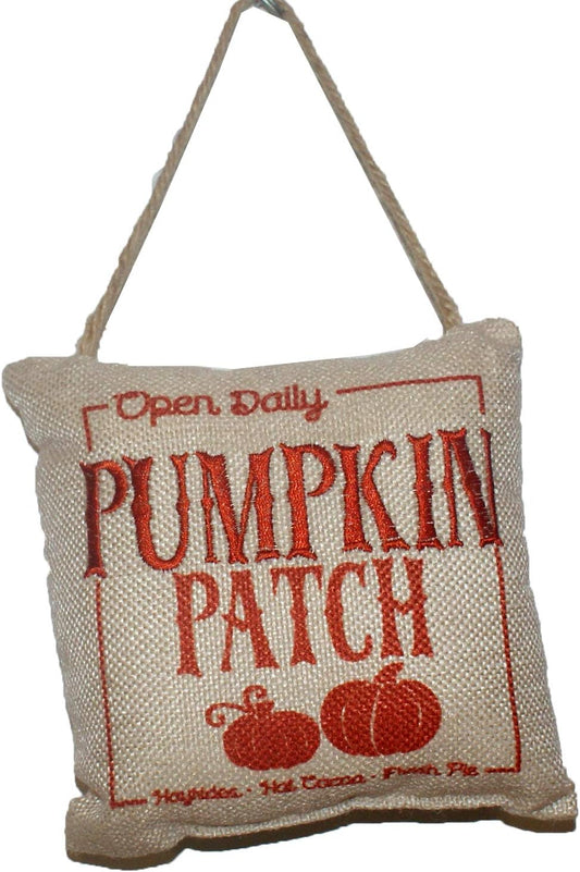 32473 - 4" Door Pillow Pumpkin Patch - [Pod 2-10]