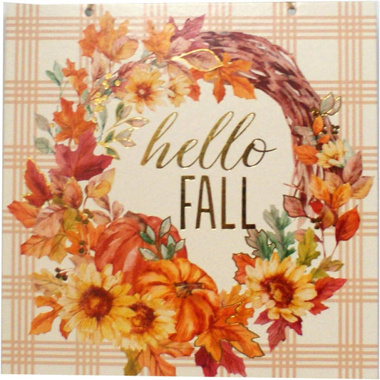 32501 - Hello Fall Hanging Decor 11'' - [Pod 2-60]