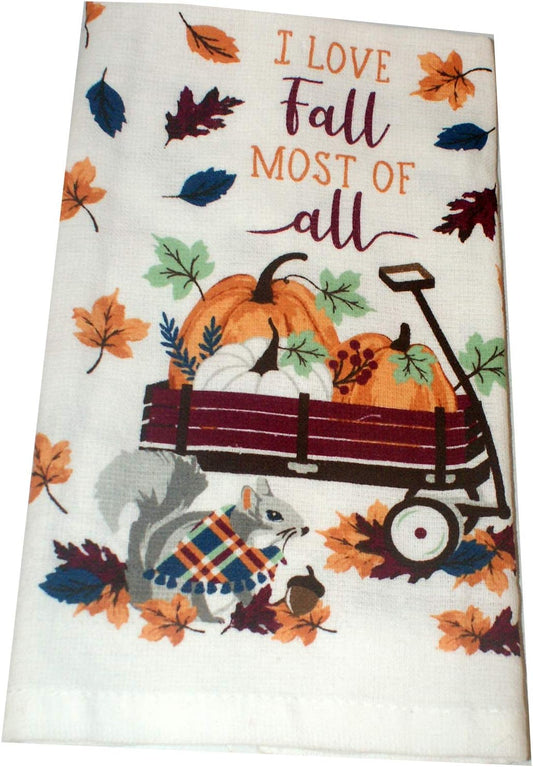 32510 - I Love Fall Kitchen Towel 24"