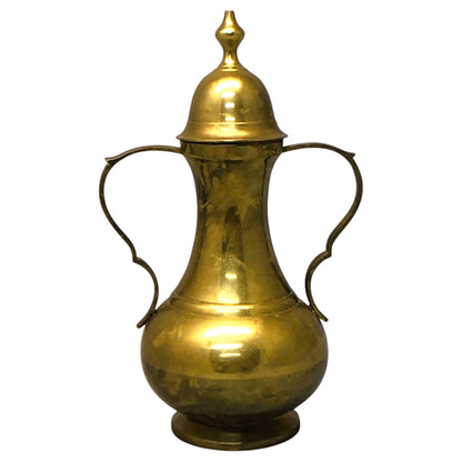 3254 - 7" Solid Brass Vase 2 Handle - |F-14|