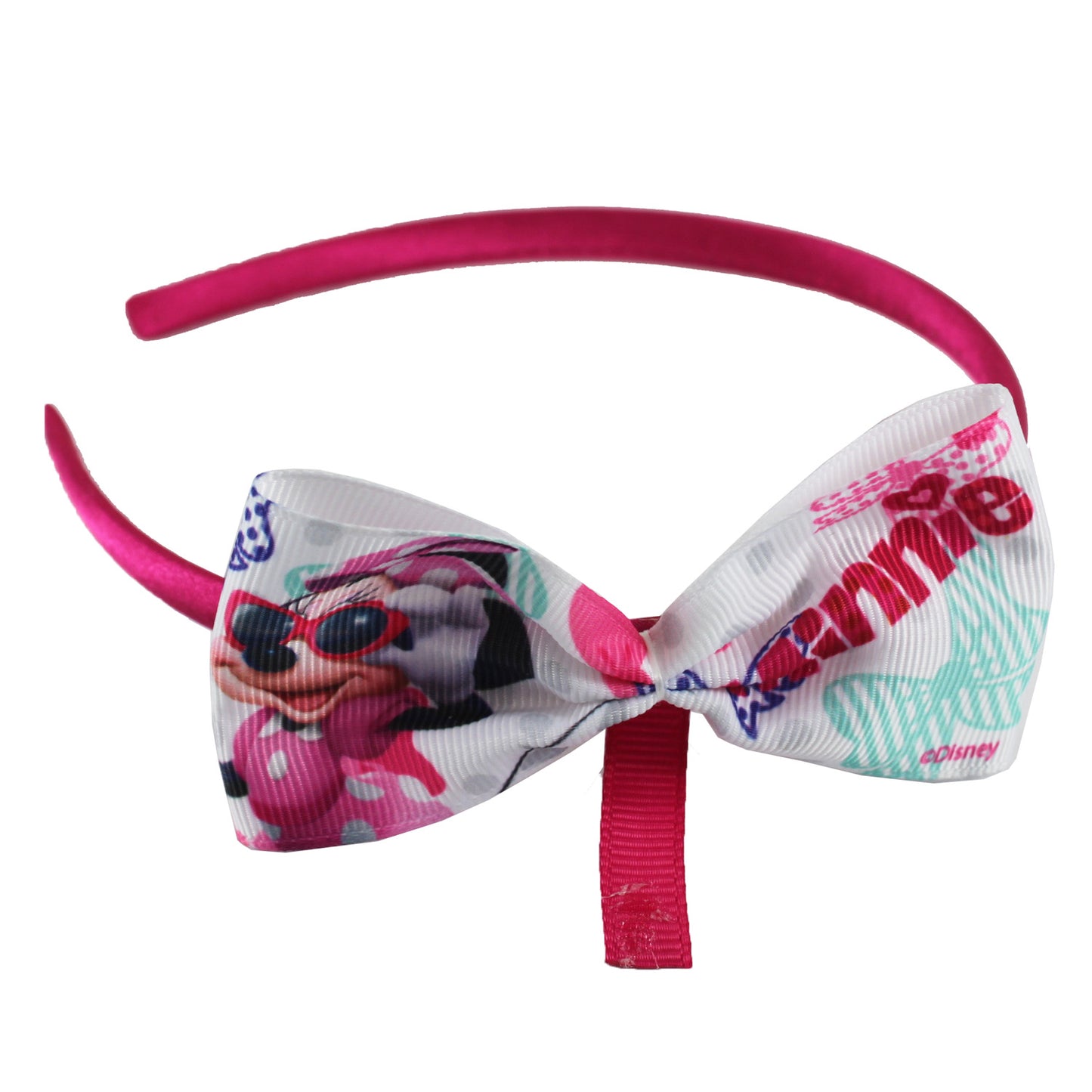 3255 - Minnie Pink Headband w/Bow - |DVD#|