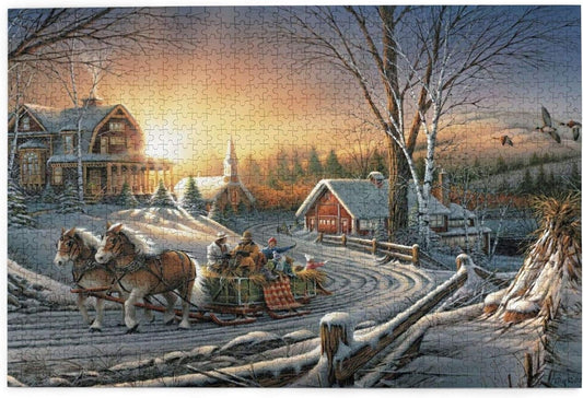 32560 - Terry Redlin Pleasures of Winter Puzzle - [GR-12]