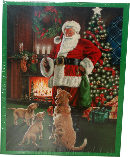 32565 - Christmas Party Santa with Dogs - [GR-8/17]