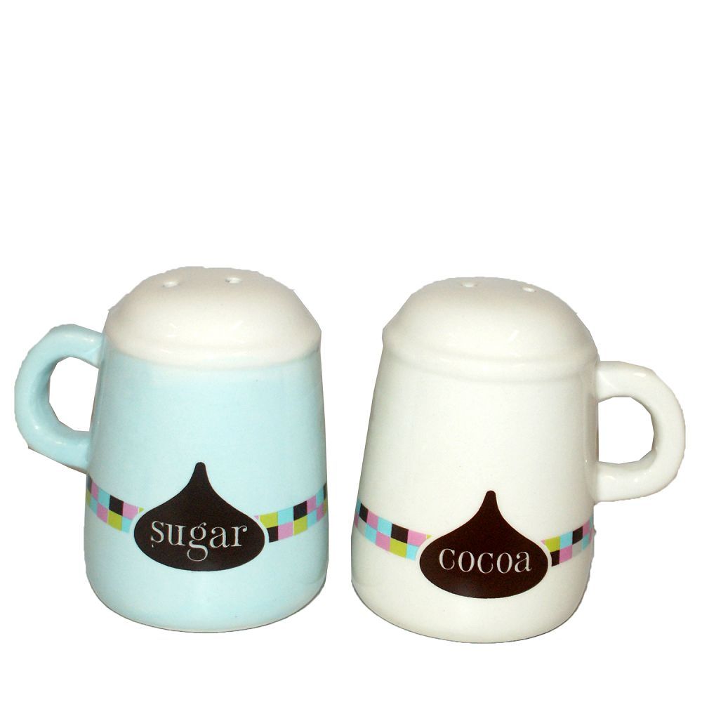 32579 - Cocoa and Sugar Shaker Set 2" x 3"|4-18|