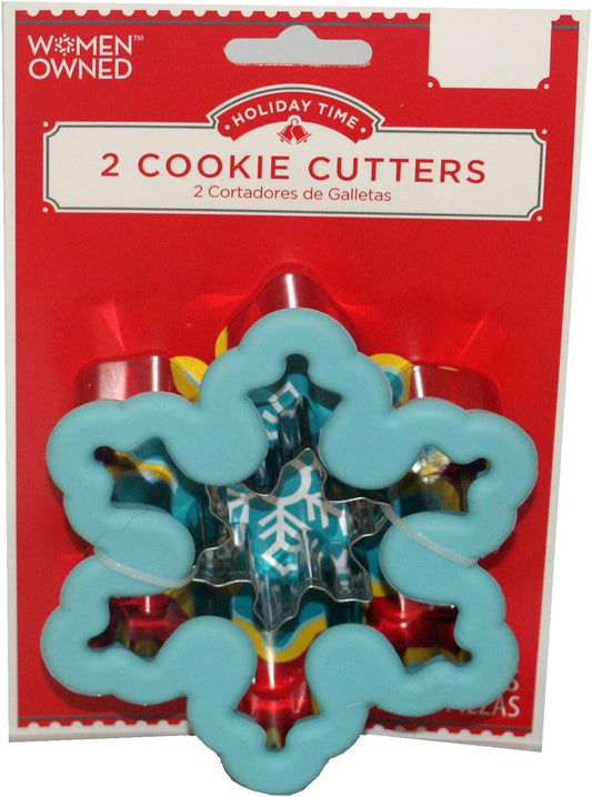 32607 - Snowflake Cookie Cutter 2 pc - [Pod 2-65 2-14]