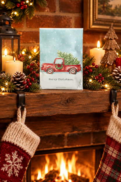 32654 - Set Of Two Merry Christmas Red Truck Sachet 7" |TBD|