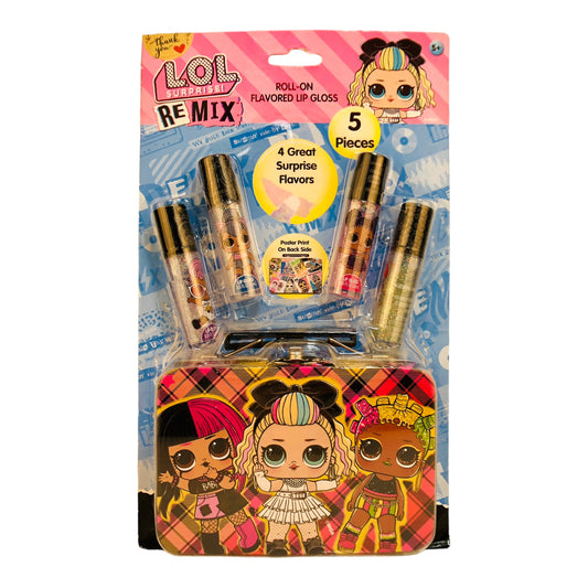 32676 - LOL Surprise Lip Gloss Tin 5 pc - [BA-2]