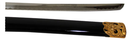 3271 - Faux Ivory Dragon Black Sword - |Sword|
