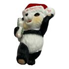 32722 - Delightful Charming Child's Fourth Christmas Panda Holiday Ornament Design |Pod 1-11|