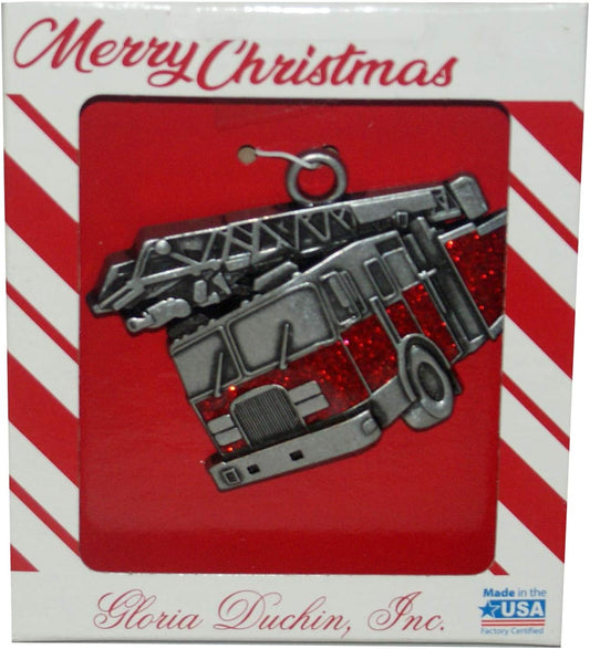 32764 - Gloria Duchin Fire Truck Ornament - [Pod 1-62]