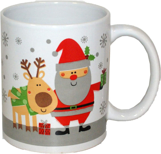 32979 - Merry Brite Mug Santa Reindeer - [Pod 2-20]