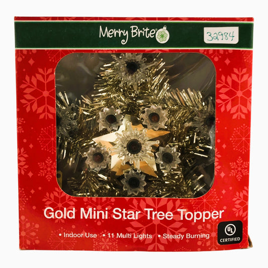 32984 - MB Gold Mini Star Tree Topper |Pod 2-45|
