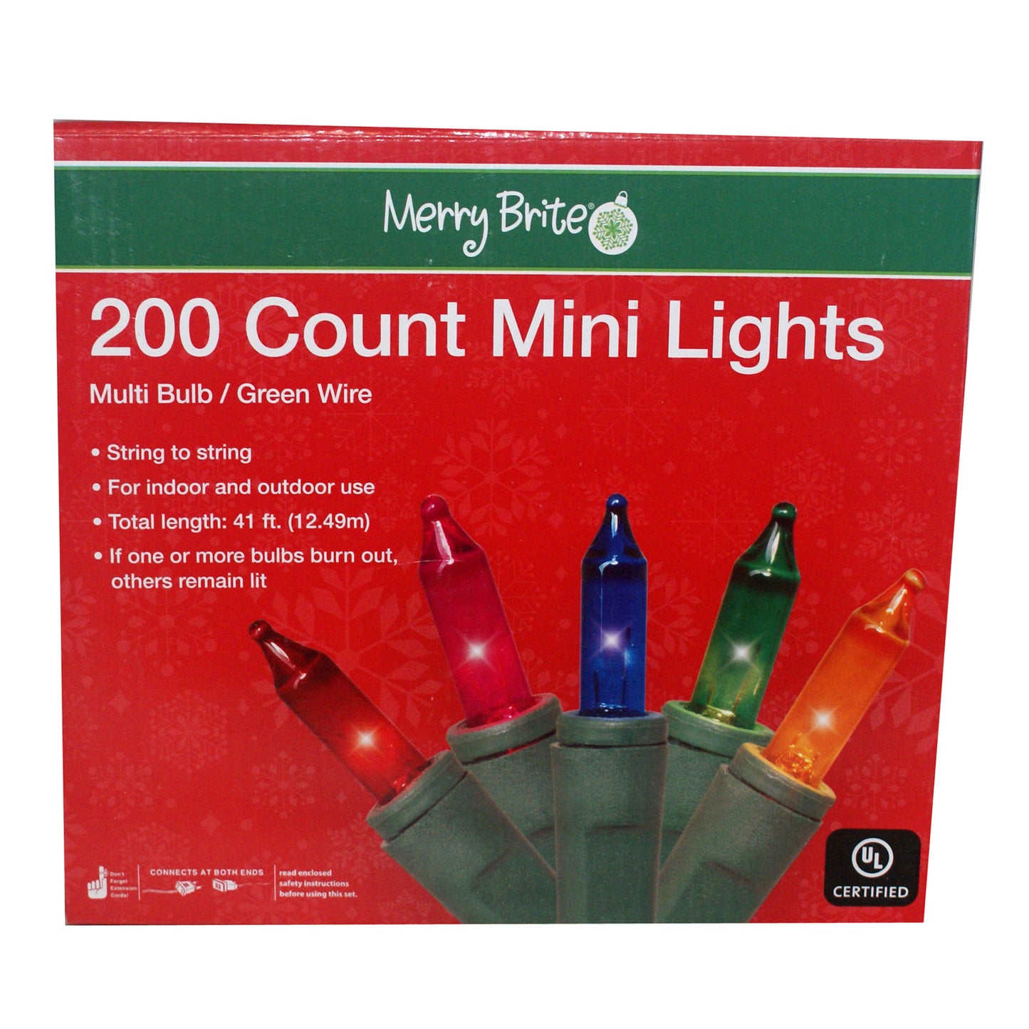 32989 - MB 200 Mini Lights Multi Green Set of Two - |G-28|