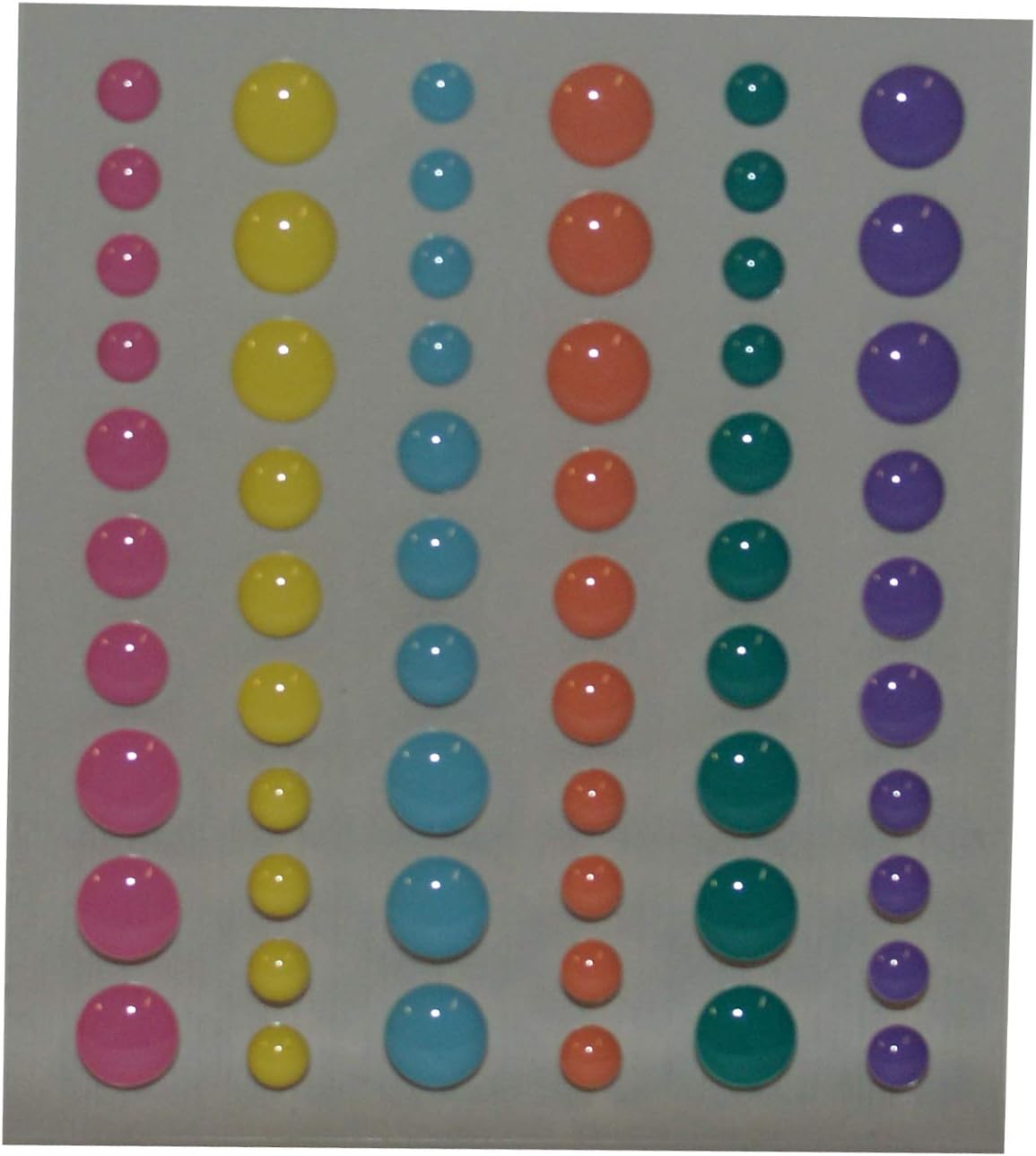 33019 - Enamel Dot Stickers Pastels - [File 21]