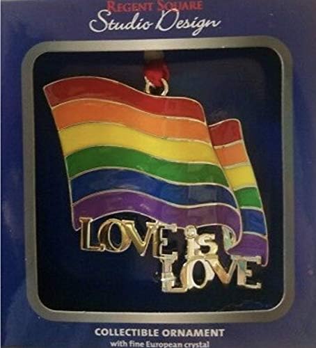 33062 - Love is Love Pride Flag Ornament - [Pod 1-62]