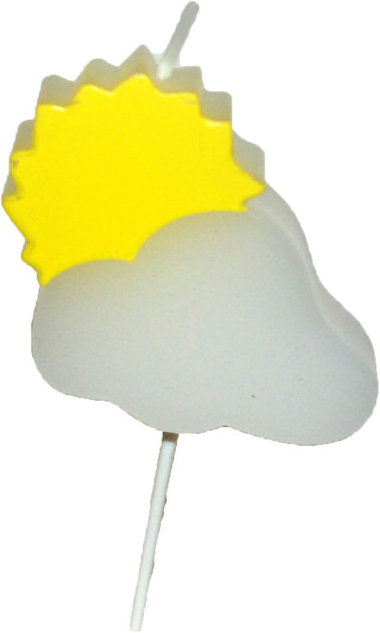 33074 - Cloud Sun Cake Topper Candle 1 pc - [Scents 23]