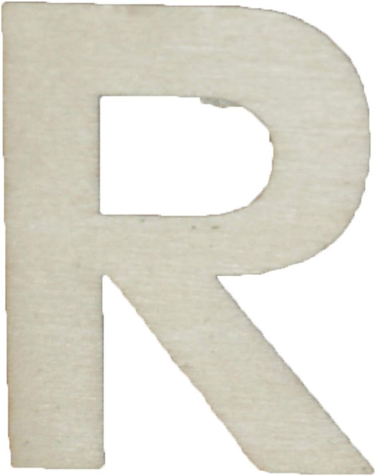 33079 - 2" Wooden Letter "R" - [DVD #40]