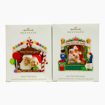 3307 - Set of Two Christmas Ornaments - Can Be Personalized |Pod 1-66|