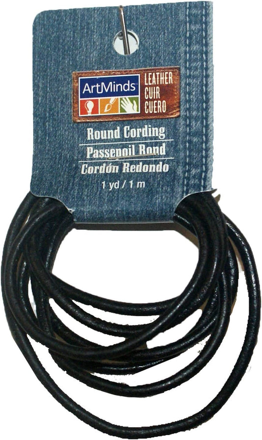 33081 - Round Cording Black 1 Yd - [DVD #40]
