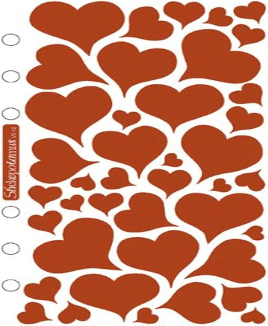 33103 - Red Heart Stickers-Pack of 2 - [File 21]