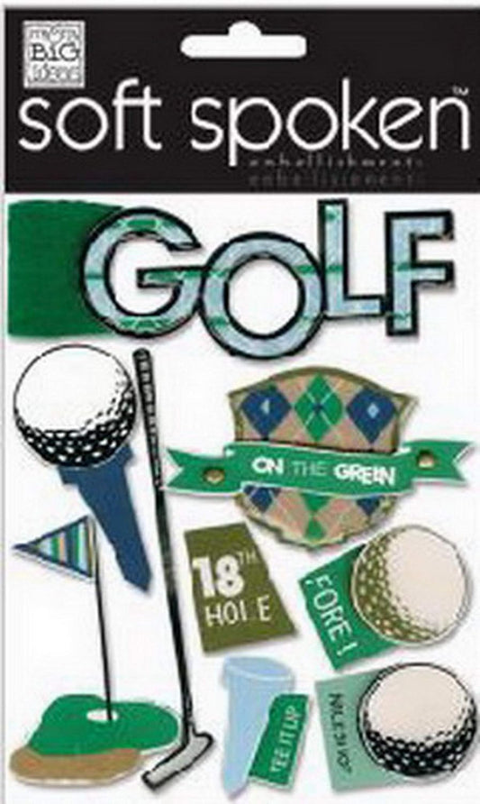 33121 - Soft Spoken Golf Stickers - [File 21]