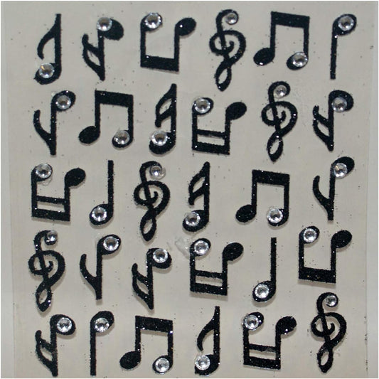 33131 - Musical Note Stickers 30 pc - [File 21]