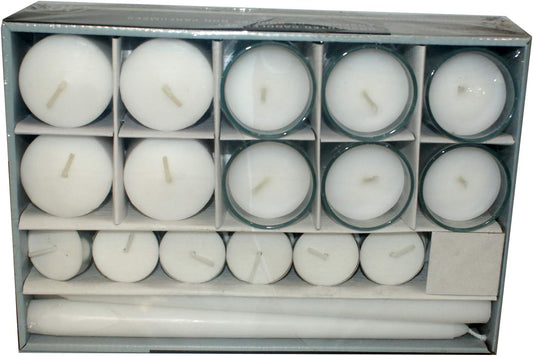 33179 - Unscented Candle Set 40 pc - [Scent 15]