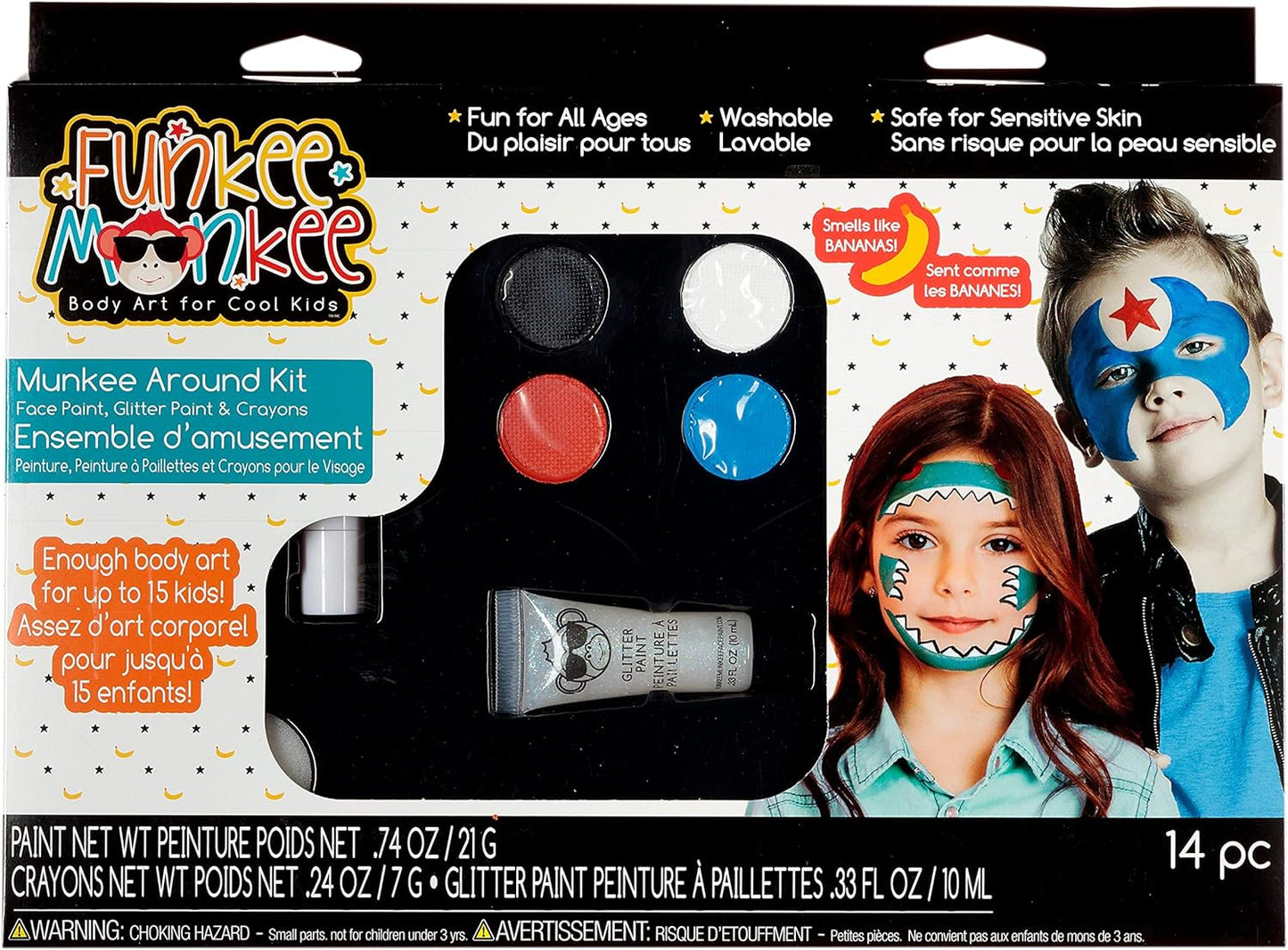 33202 - Funkee Monkee Body Art Kit - [GR-52]