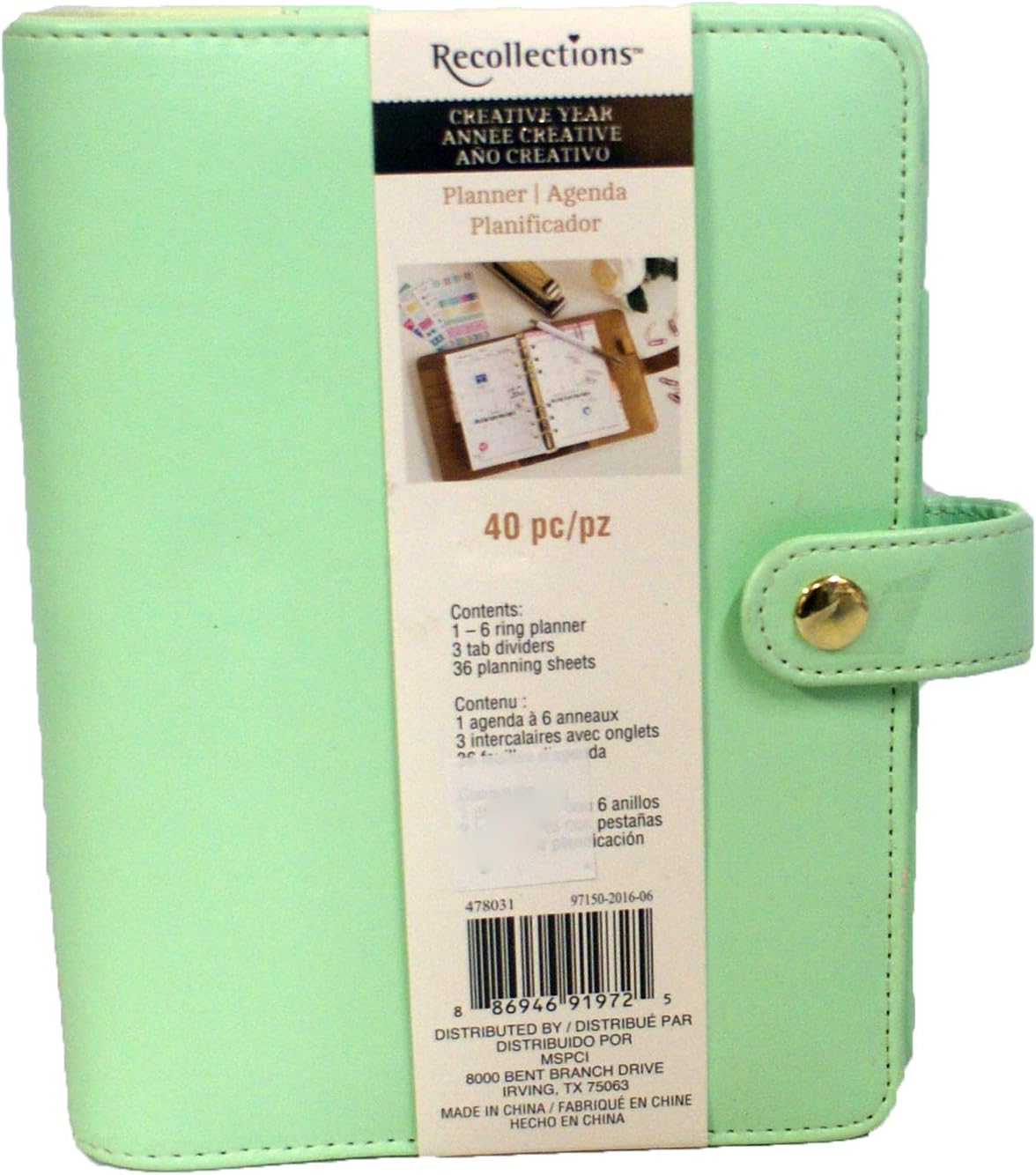 33238 - Recollections Planner Mint - [2-4]
