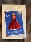 33264 - 2002 Celebration Barbie Holiday Christmas Ornament for Seasonal Decor |1-3|