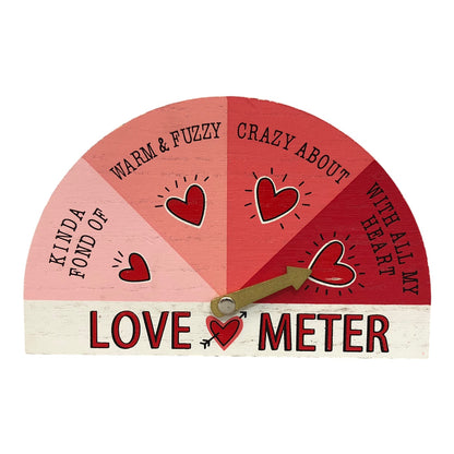 33265 Wood 7" Love Meter For Valentines - 1-32