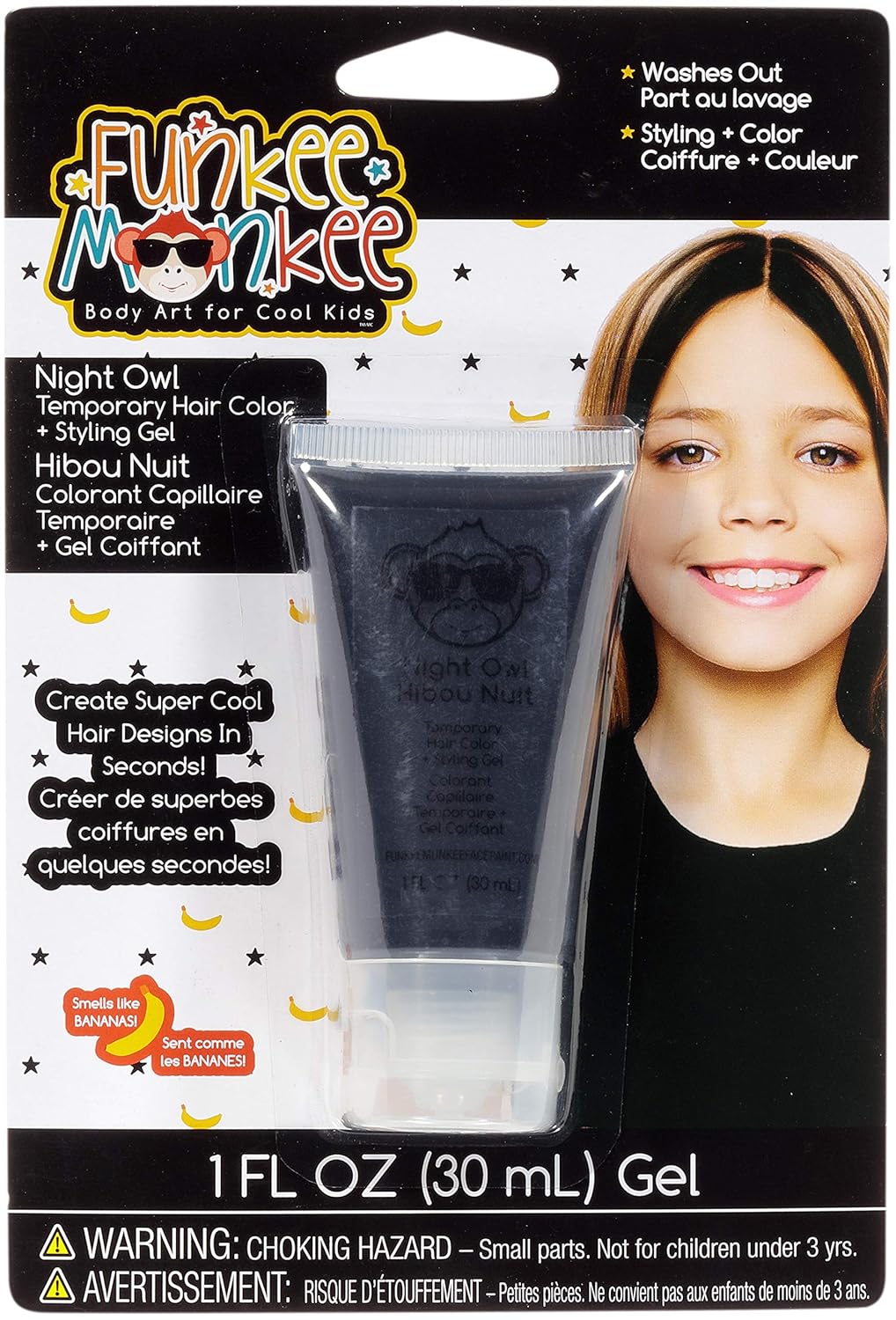 33280 - Temp Hair Color Black 1 fl oz - [R-10]