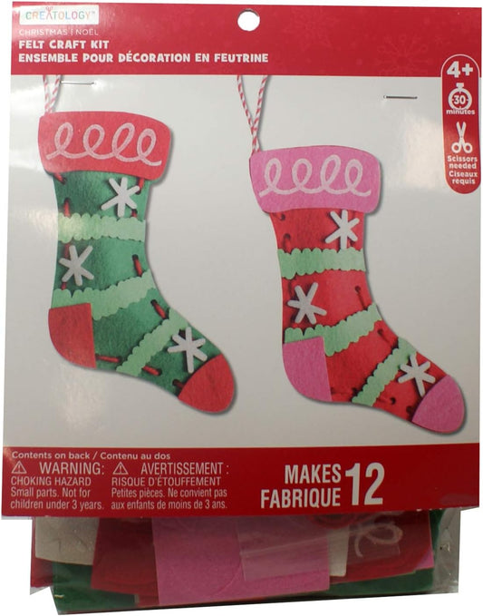 33311 - Felt Craft Kit 12 Stockings - [BS-39]