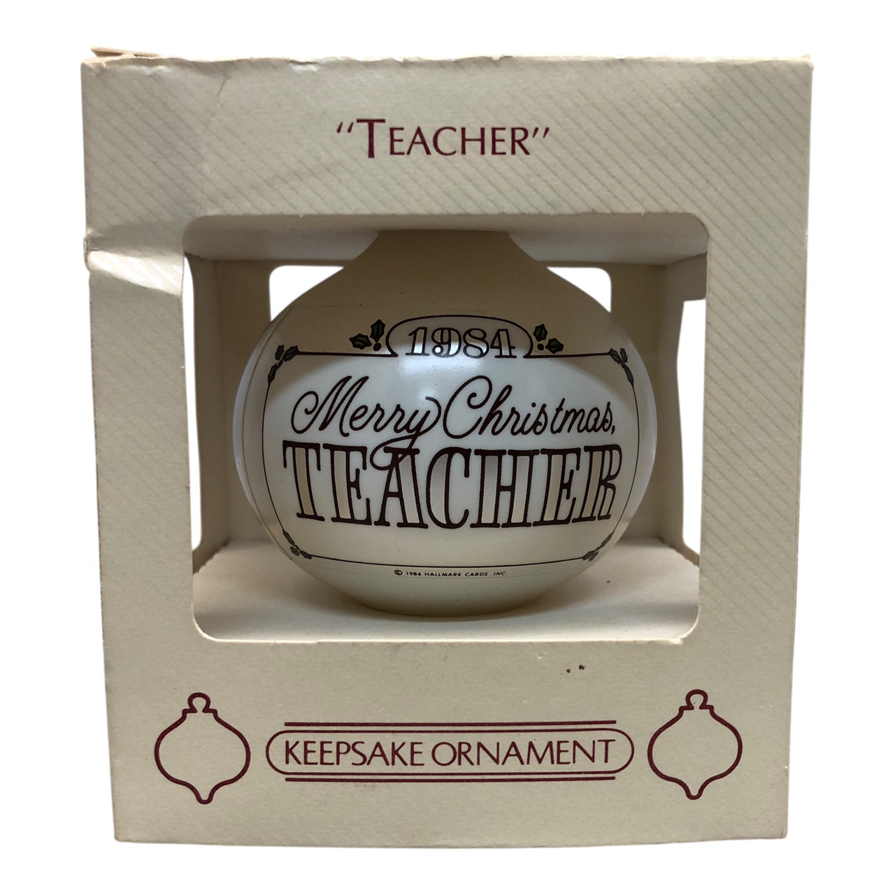 33358 - Set of 3 Keepsake Glass Holiday Ornaments for Teacher |Pod 1-66|