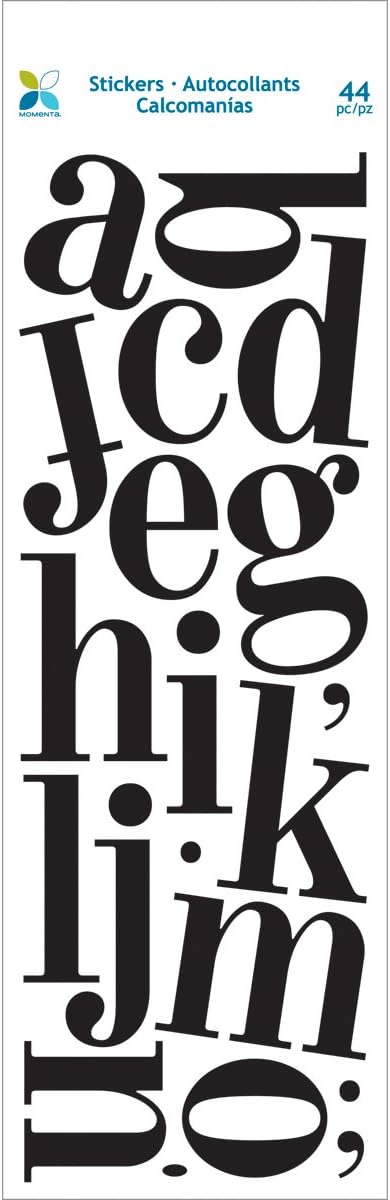 33407 - Letter Stickers 44 pc - [File 22]