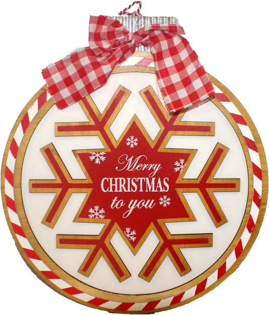 33413 - Merry Christmas Ornament Sign