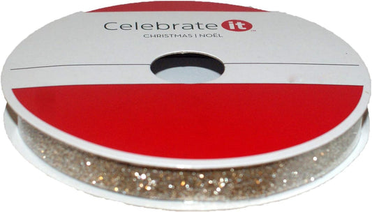 33420 - Shiny Silver Ribbon 3/8"x10yd - [BS-31]