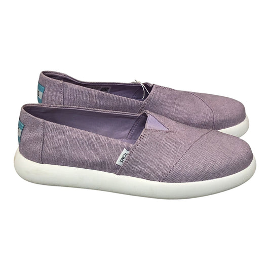 33449 - Purple Size 9.5 Toms Shoes Comfortable Sneakers for Casual Wear |H-30|