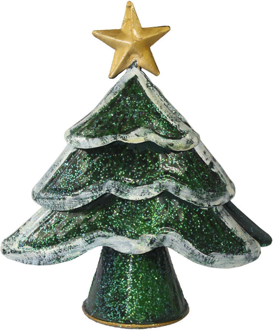 3345 - 6" Metal Xmas Tree Bobble - |Pod 2-73|