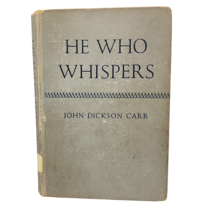 33486 - He Who Whispers 1st Edition Print Book for Media and Book Enthusiasts, Classic Collector's Item |8-2|