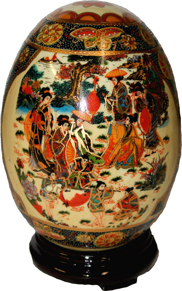 3353 - 6" S Egg - Nine Geishas - |Y-2|