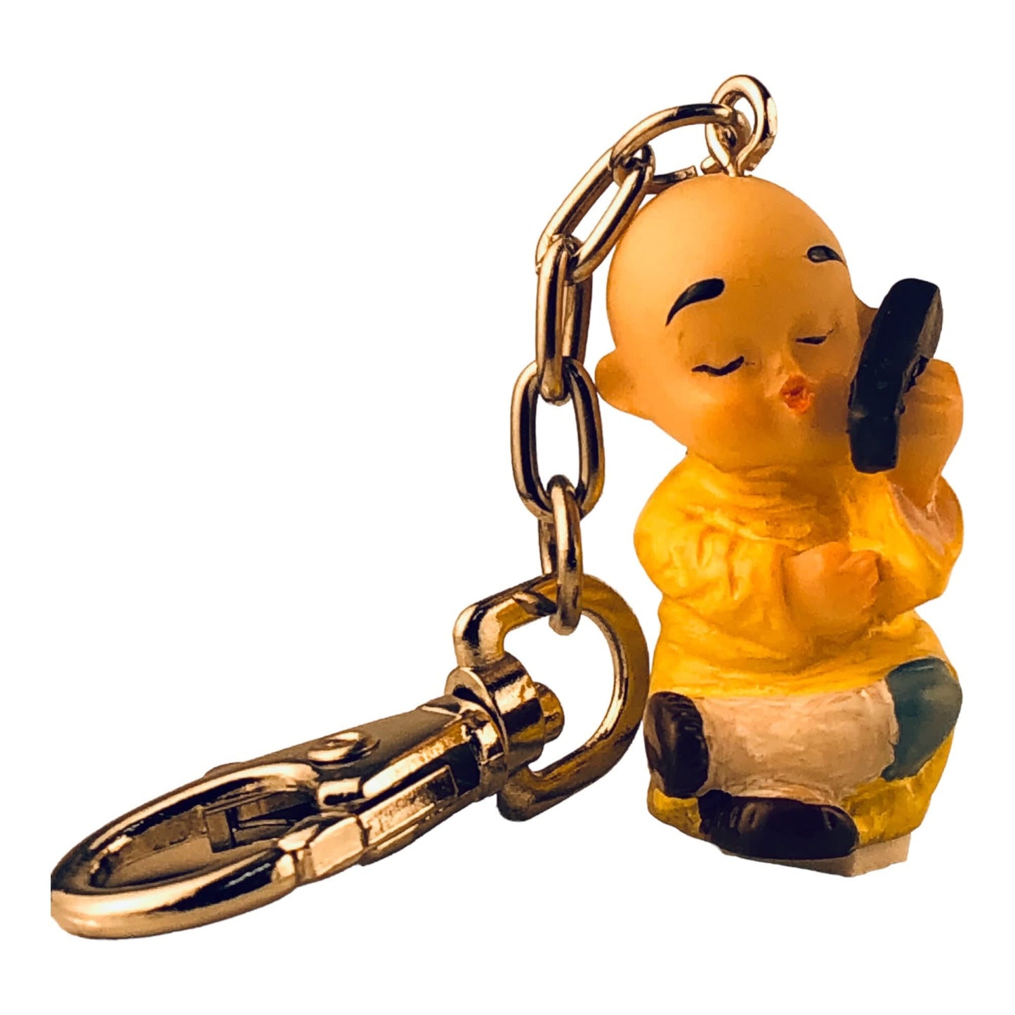 335 - Buddha Boy on Telephone Yellow - |DVD-36|