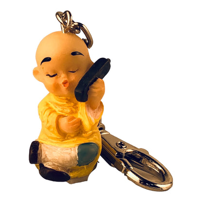 335 - Buddha Boy on Telephone Yellow - |DVD-36|