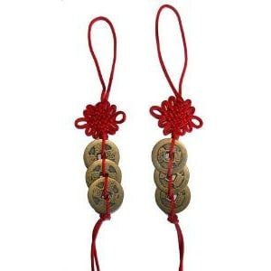 336 - 3 I-Ching Coins Strand Copper - |P-6|