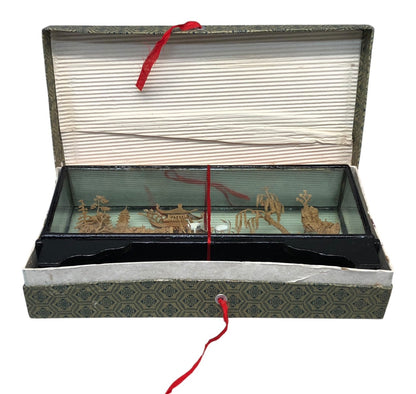 33734 - Handcrafted Cork Carving Diorama Sculpture 2315 |20-25|