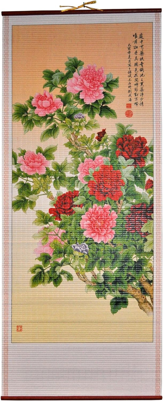 3377 - 12x30 Inch Rattan Scroll Carnations With Scrolls |Scrolls| | STORE |