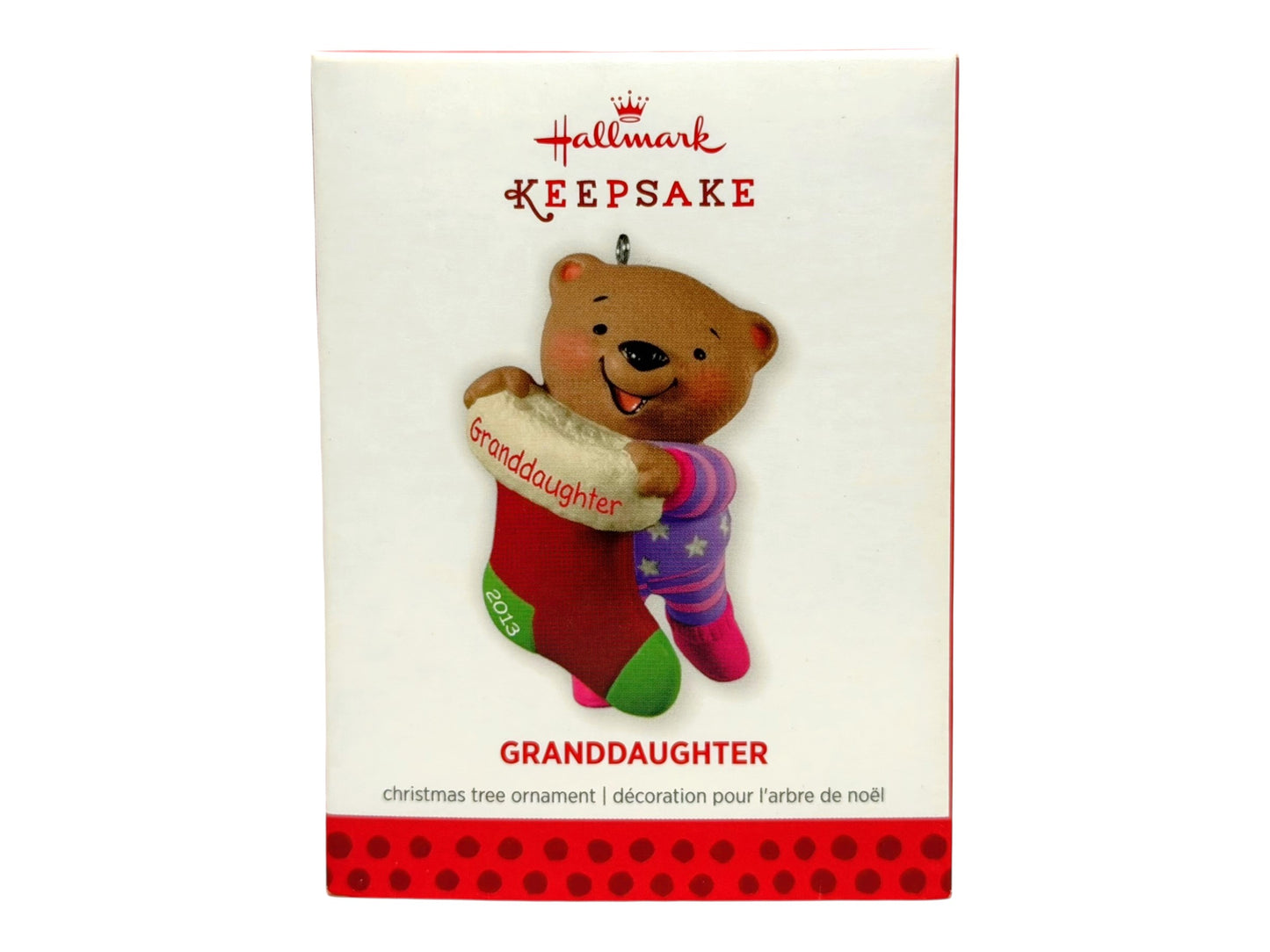 3383 - Hallmark 3PC Granddaughter Christmas Ornaments |Pod 1-66|