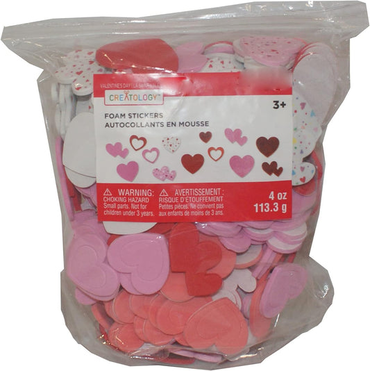 33858 - Creatology Foam Heart Stickers 4 OZ |19-26|